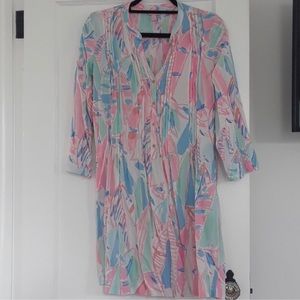 Lilly Pulitzer Sarasota Pintuck Tunic Dress